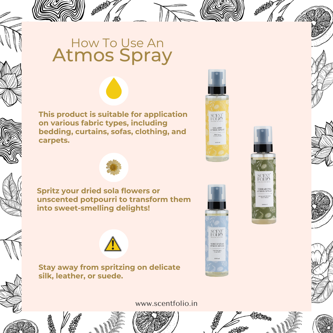 NORTH STAR AROMA ATMOS SPRAY & REED DIFFUSER