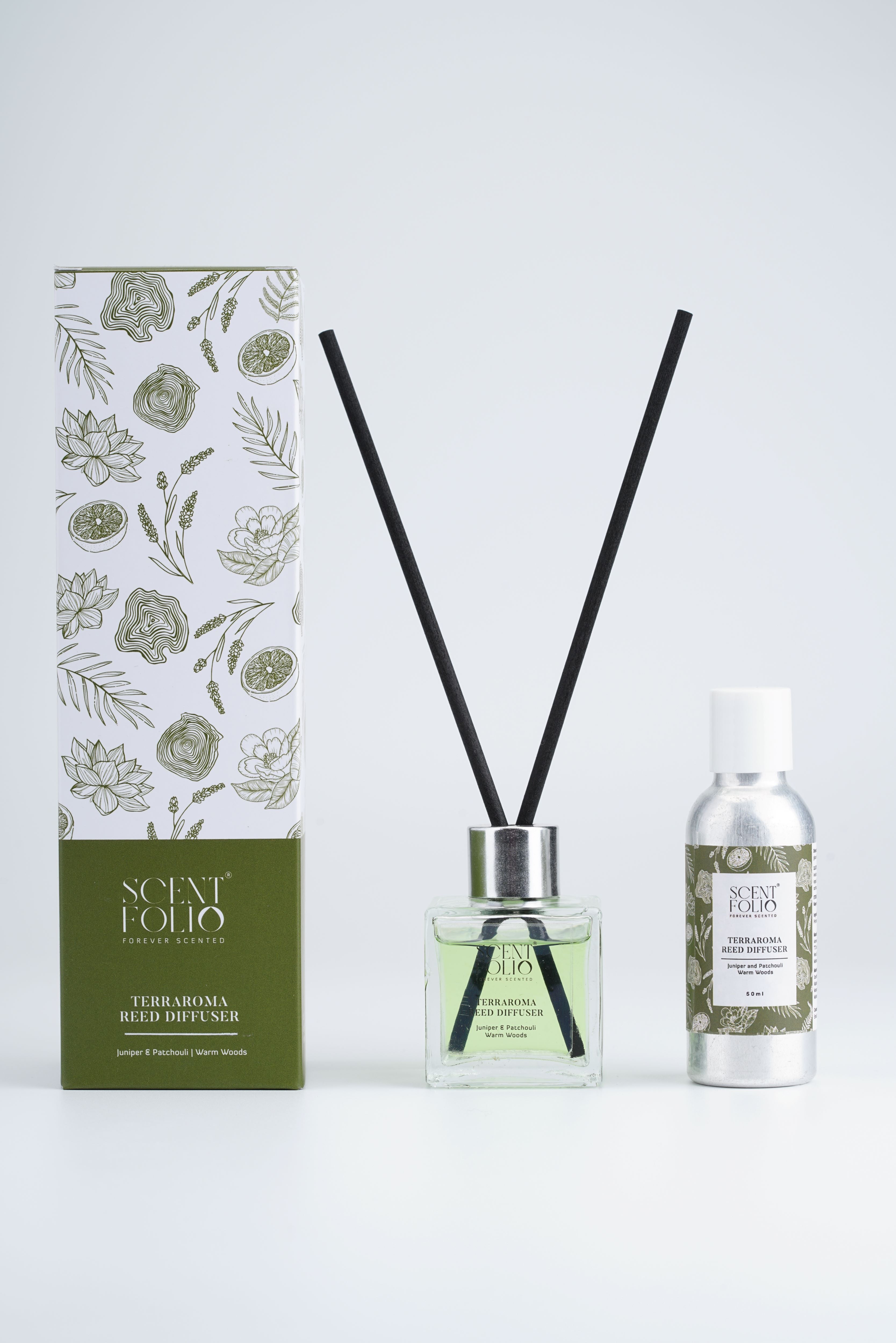 Maroma Reed Diffuser Scentfolio provides sensorial, aromatic, fragranced products.