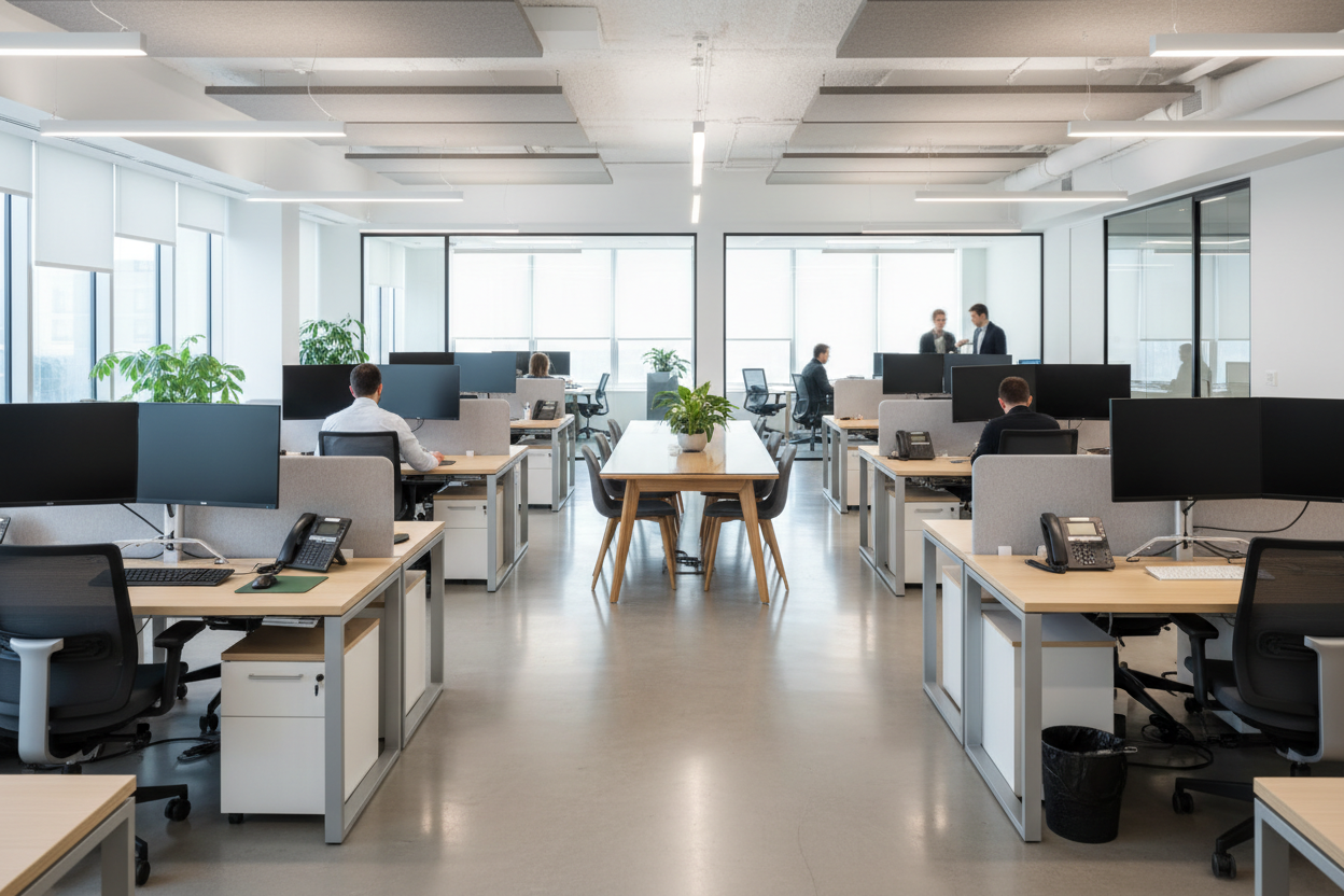 Corporate open workspace