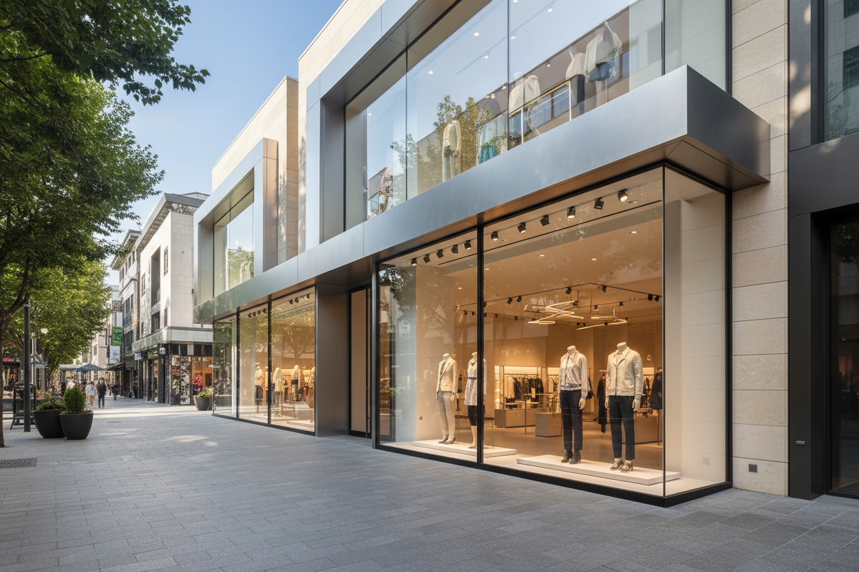 High-end retail storefront